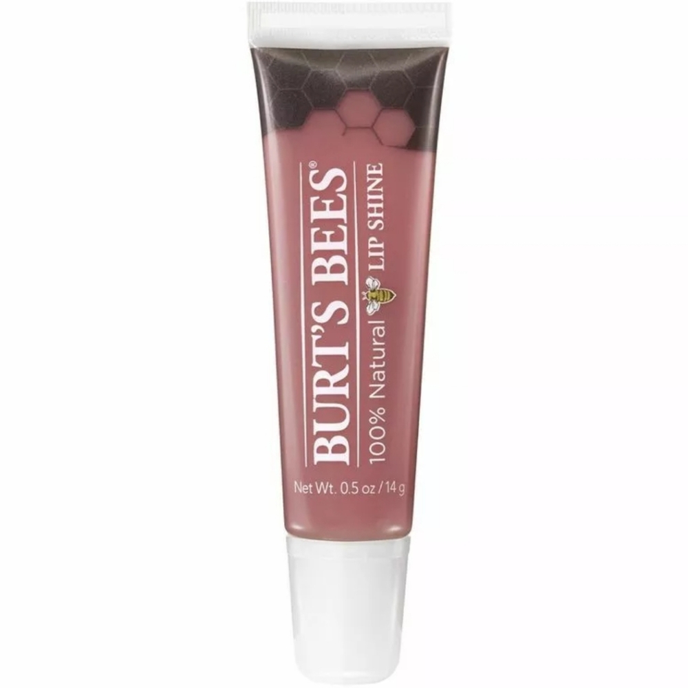 New Burt's Bees Lip Shine, Blush 0.5 oz